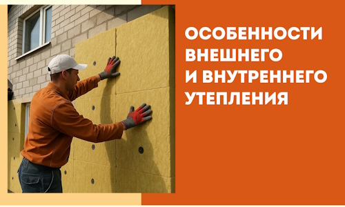 Какие особенности внешнего и внутреннего утепления в Кондопоге