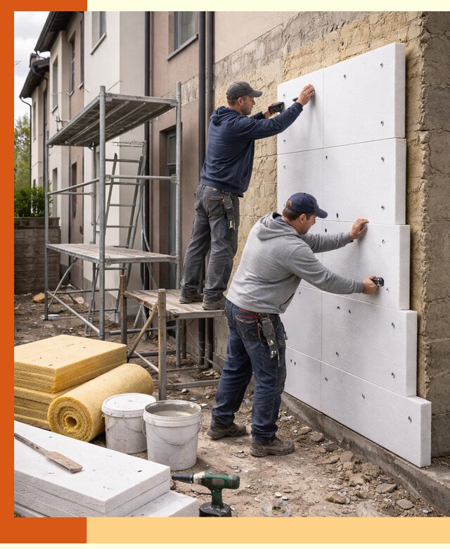 Утепление таунхауса с гарантией комфорта в Кондопоге