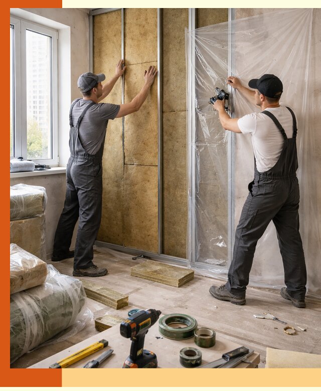 Утепление квартиры изнутри профессионально в Кондопоге