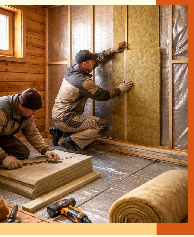 Утепление бани изнутри в Кондопоге под ключ от 4264 руб./м² | ТепломастерКнп