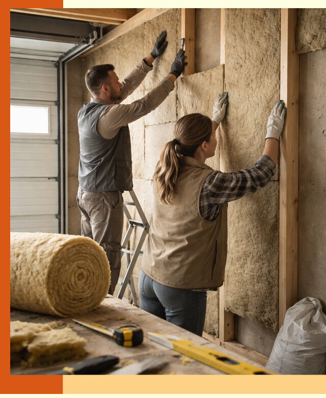 Утепление гаража изнутри в Кондопоге: быстро и надежно