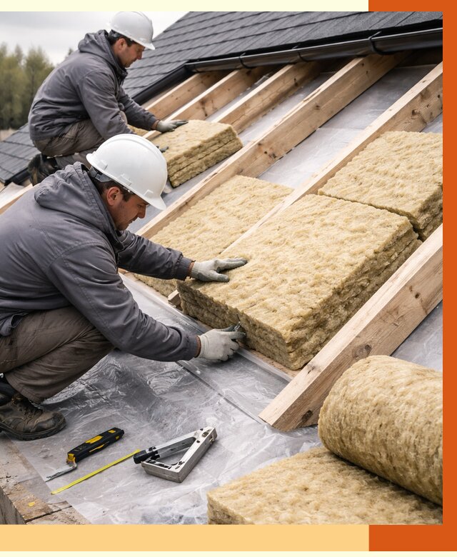 Утепление крыши в Кондопоге от 1878 руб./м2 — комплексное утепление кровли | ТепломастерКнп