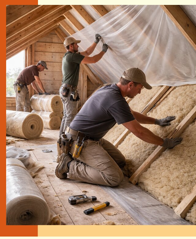 Утепление крыши изнутри в Кондопоге: профессионально и надежно