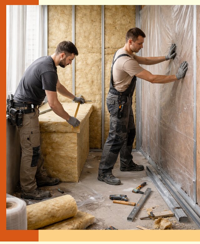 Профессиональное утепление лоджии в Кондопоге эффективно и надежно