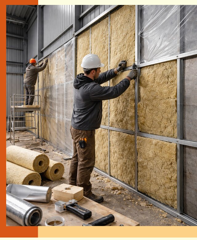 Утепление ангара в Кондопоге — профессиональная теплоизоляция помещений