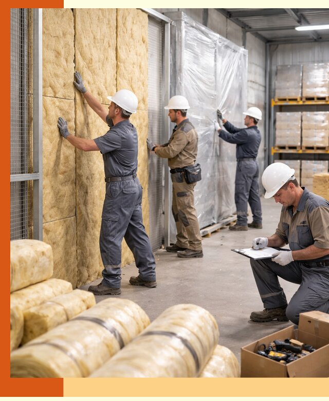 Утепление склада готовой продукции в Кондопоге качественно и быстро