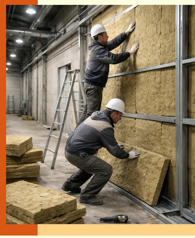 Утепление цеха под ключ в Кондопоге с гарантией качества