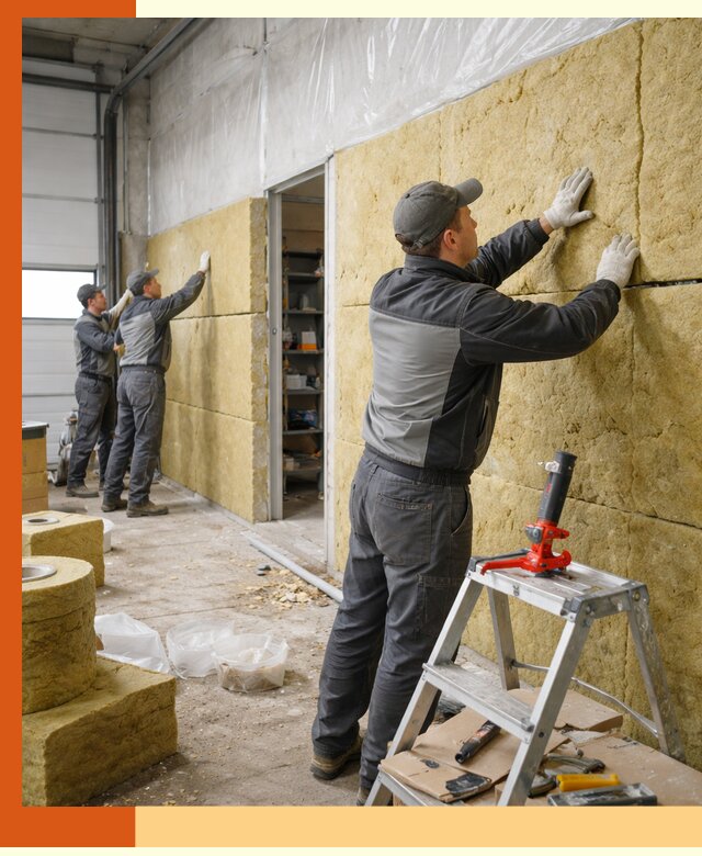 Утепление автосервиса и мастерских в Кондопоге качественно и надёжно