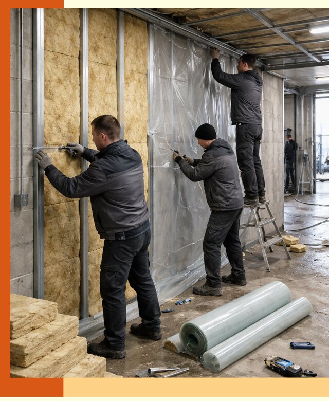 Профессиональное утепление автомойки в Кондопоге для любого типа помещений