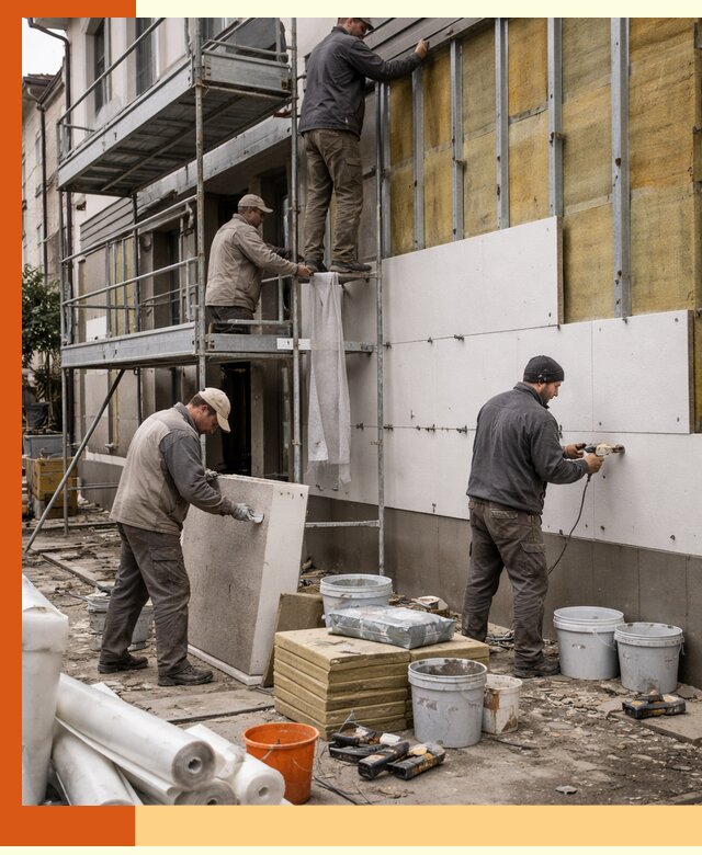 Утепление гостиницы под ключ в Кондопоге с гарантией качества