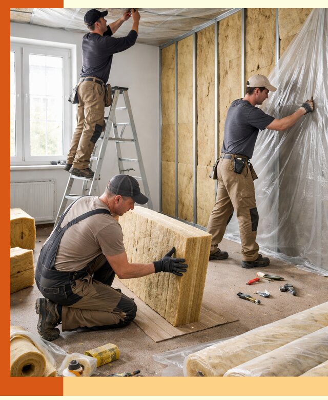 Утепление офисных помещений под ключ в Кондопоге