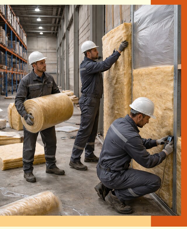 Утепление логистического центра в Кондопоге от 4568 руб/м² под ключ | ТепломастерКнп