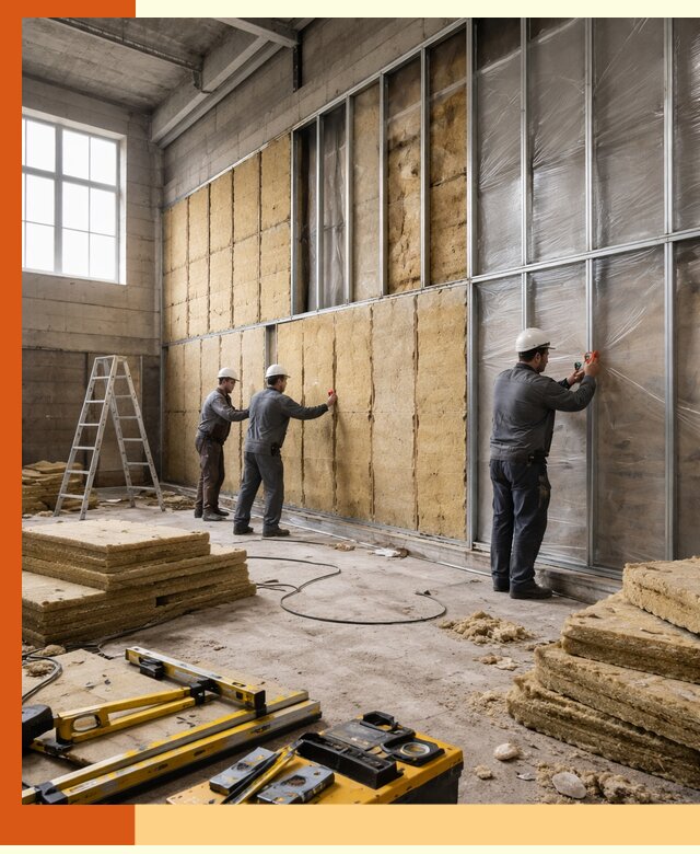 Утепление спортивного зала в Кондопоге качественно и недорого