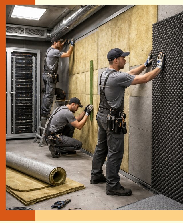 Утепление серверной комнаты профессионально в Кондопоге