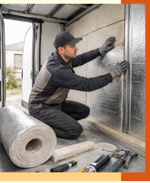 Утепление фургона рефрижератора в Кондопоге от 12690 руб./м² под ключ | ТепломастерКнп