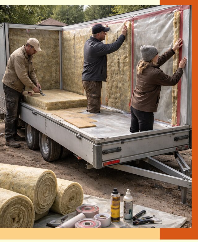 Утепление прицепа в Кондопоге под ключ от 12690 руб. — комплекс от ТепломастерКнп