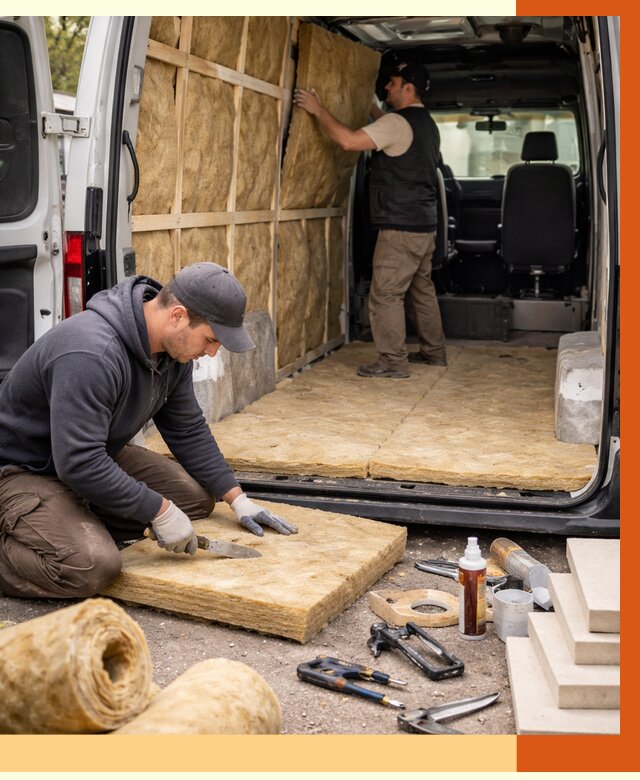 Утепление кемпера в Кондопоге под ключ от 12182 руб. — профессионально | ТепломастерКнп