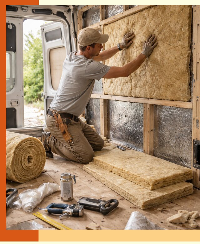 Утепление кемпера под ключ в Кондопоге с гарантией качества