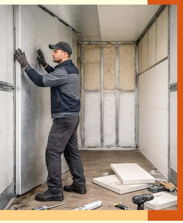 Утепление холодильного кузова в Кондопоге от 13705 руб. под ключ | ТепломастерКнп