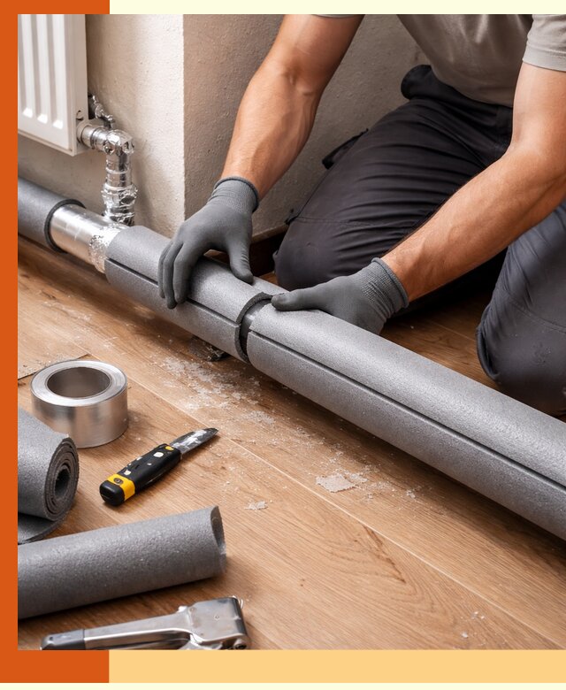 Утепление труб отопления в Кондопоге: теплоизоляция и защита сети