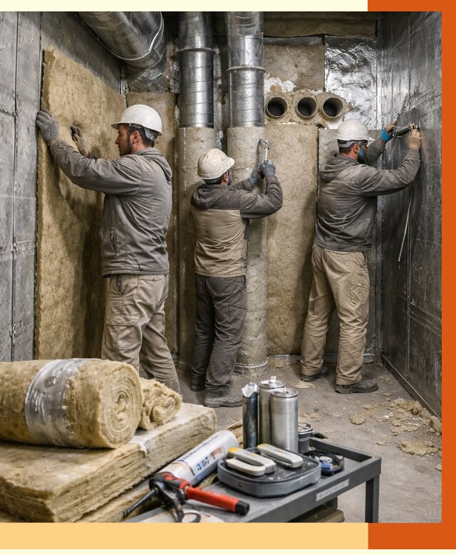 Утепление венткамеры в Кондопоге под ключ от 1472 руб. — профессионально | ТепломастерКнп