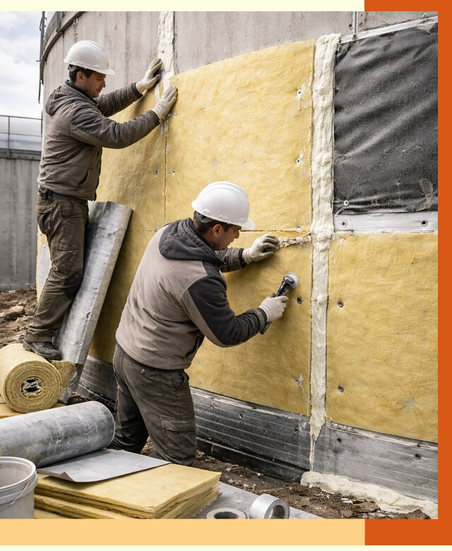 Утепление резервуара в Кондопоге от 27918 руб/м2 — монтаж ППУ и комплекс под ключ | ТепломастерКнп