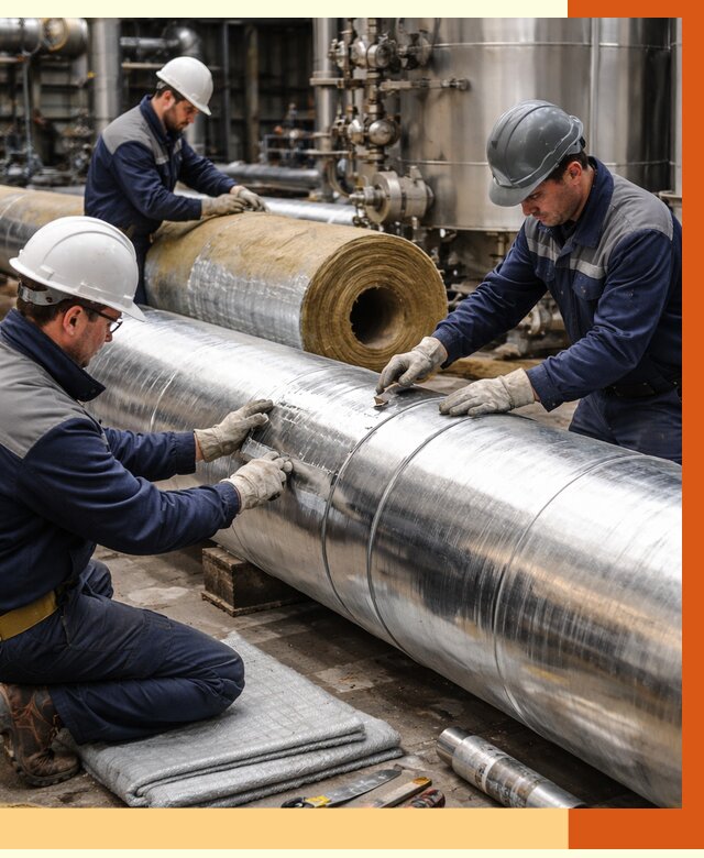 Утепление технологического оборудования в Кондопоге от 4264 руб. за м2 | ТепломастерКнп