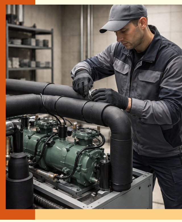 Утепление холодильного агрегата и теплоизоляция в Кондопоге