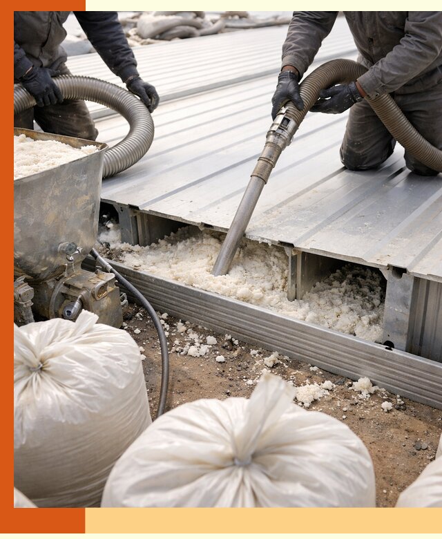 Заполнение пустот кровельных панелей пенными и мокрыми герметиками в Кондопоге