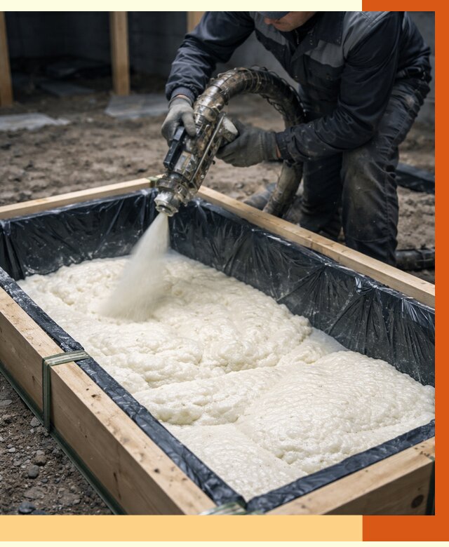 Заливка ППУ в формы в Кондопоге от 2538 руб. — утепление форм под ключ | ТепломастерКнп