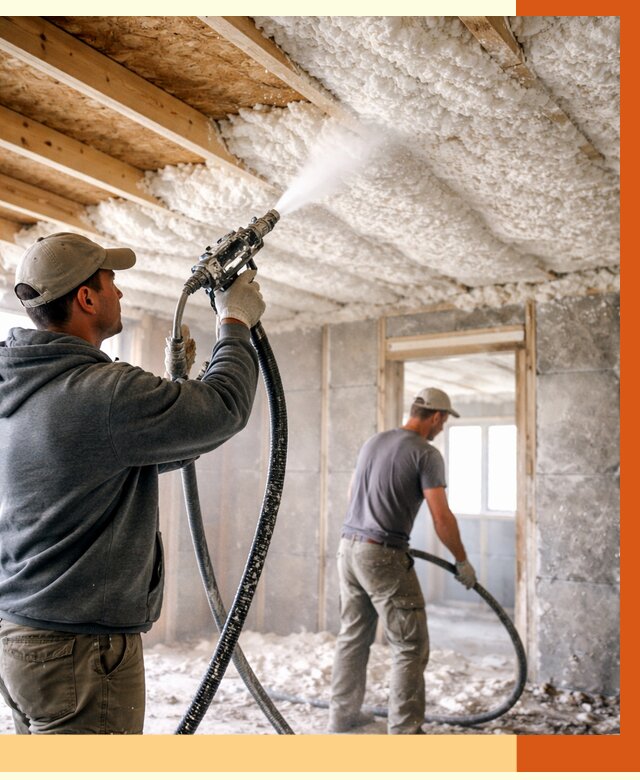 Утепление пеноизолом в Кондопоге от 1624 руб./м2 под ключ | ТепломастерКнп