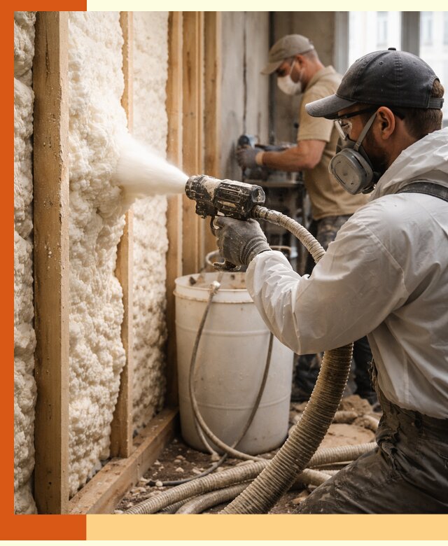 Утепление пеноизолом жилых и коммерческих объектов в Кондопоге