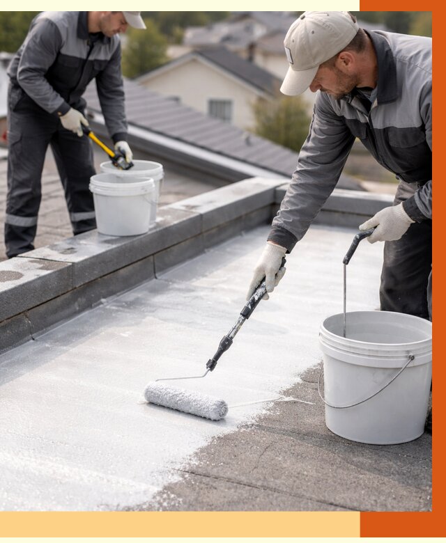 Утепление кровли жидкой теплоизоляцией в Кондопоге от 2183 руб./м2 | ТепломастерКнп