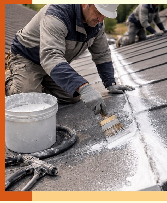 Утепление кровли жидкой теплоизоляцией в Кондопоге