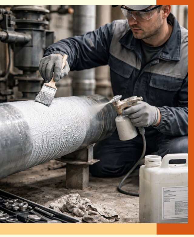 Утепление оборудования жидкой теплоизоляцией в Кондопоге от 4568 руб. | ТепломастерКнп