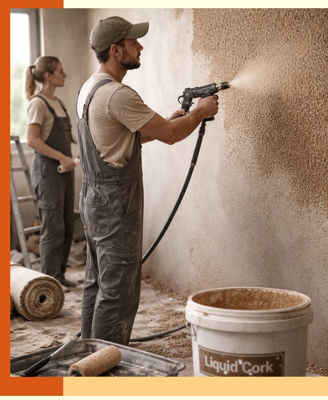 Утепление стен жидкой пробкой в Кондопоге эффективное и долговечное