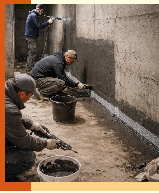 Гидроизоляция подвала в Кондопоге — комплексная защита от влаги