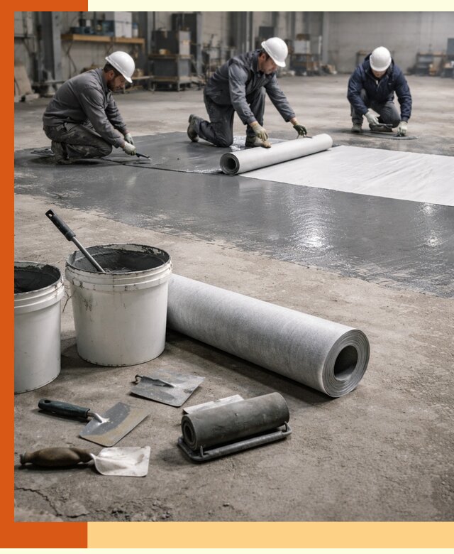 Гидроизоляция промышленного пола в Кондопоге — защита и долговечность