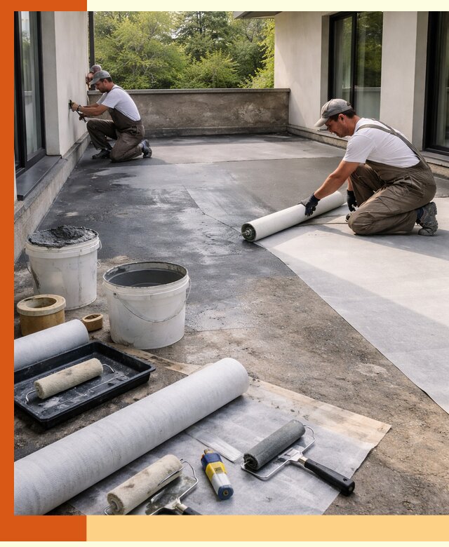 Гидроизоляция террасы в Кондопоге — надежная защита от влаги и протечек