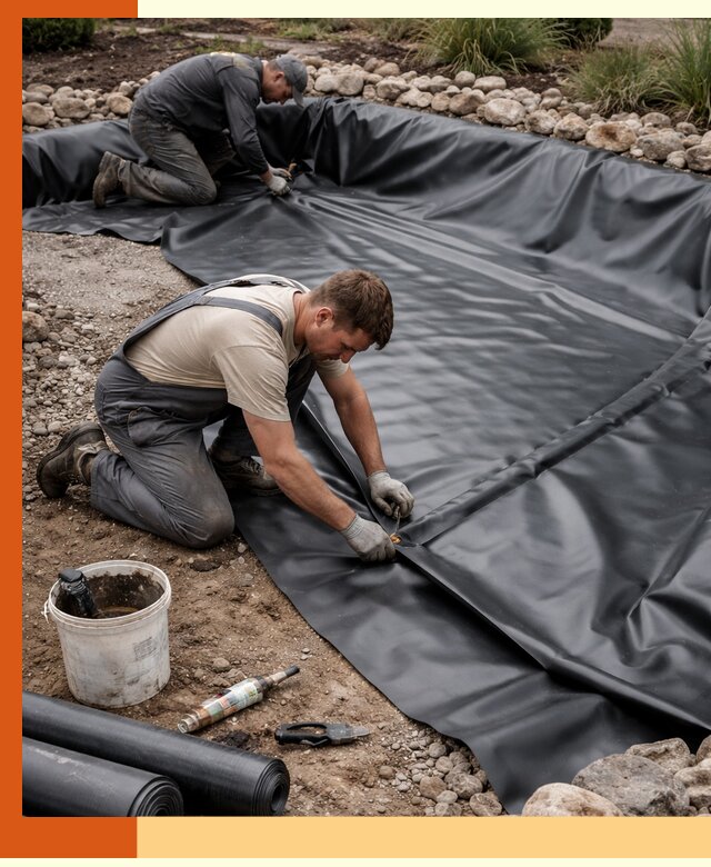 Гидроизоляция пруда в Кондопоге: надежная защита и герметизация