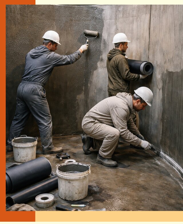 Гидроизоляция резервуара профессионально в Кондопоге