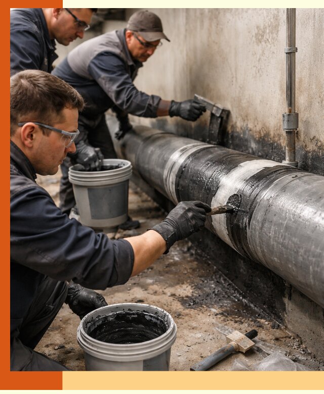 Гидроизоляция труб в Кондопоге — защита и герметизация коммуникаций