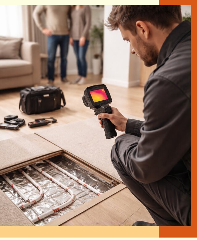 Тепловизионное обследование теплого пола в Кондопоге от 4568 руб. — ТепломастерКнп