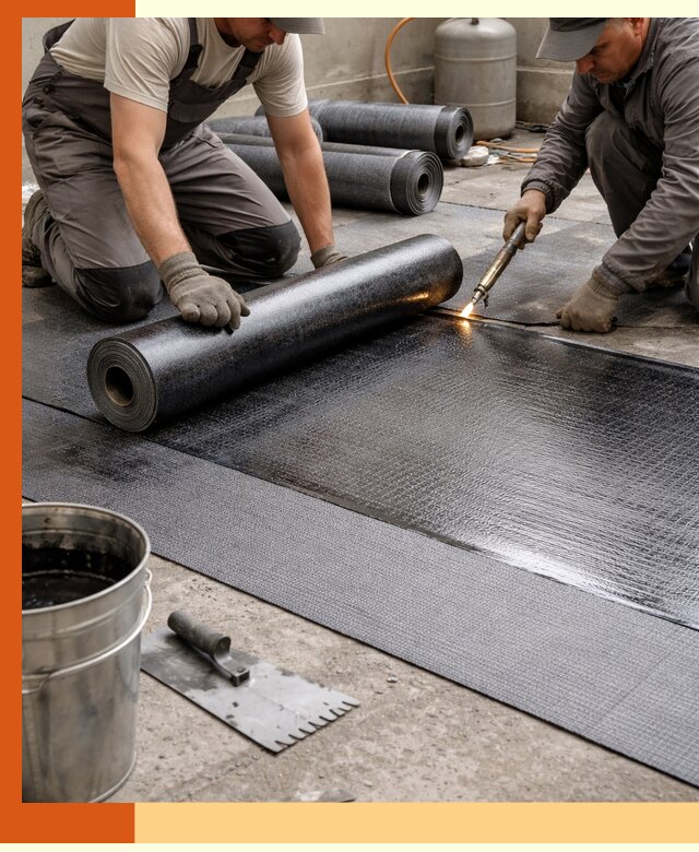 Монтаж гидроизоляционной мембраны в Кондопоге для зданий и конструкций